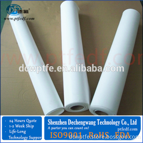 Natural virgin ptfe film